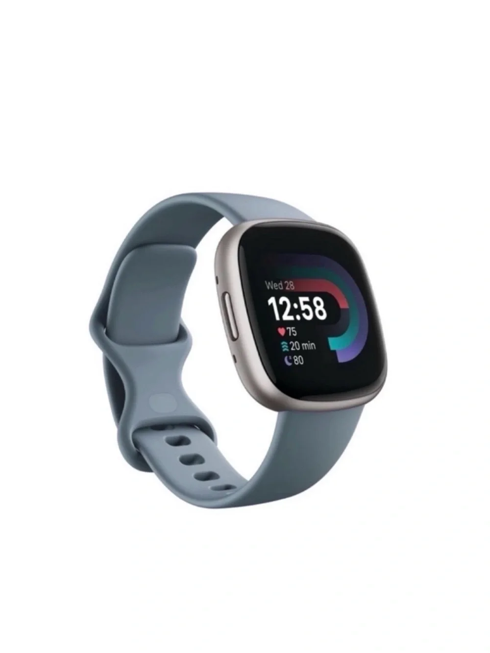 NEW Fitbit Versa 4 Fitness Smartwatch with Daily Readiness Waterfall Blue